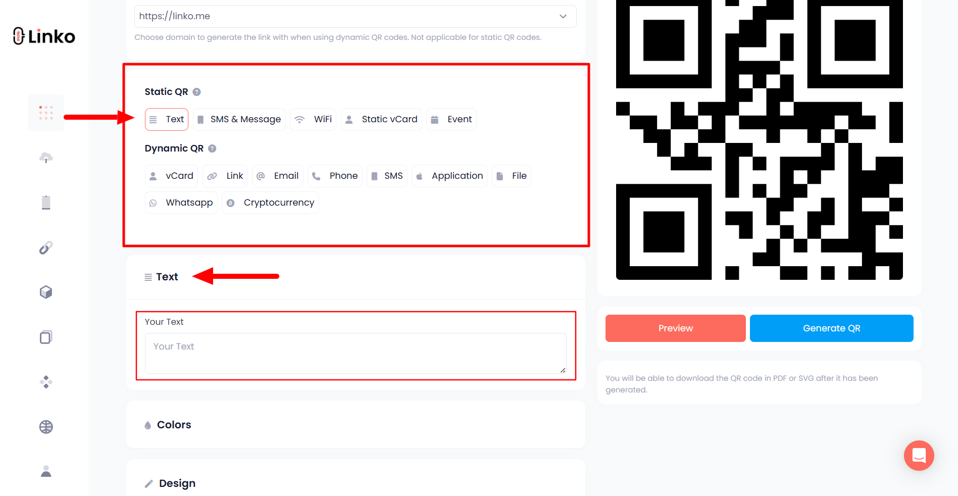 Best Short.io alternative: Linko vs Short.io 3 Static and Dynamic QR Codes