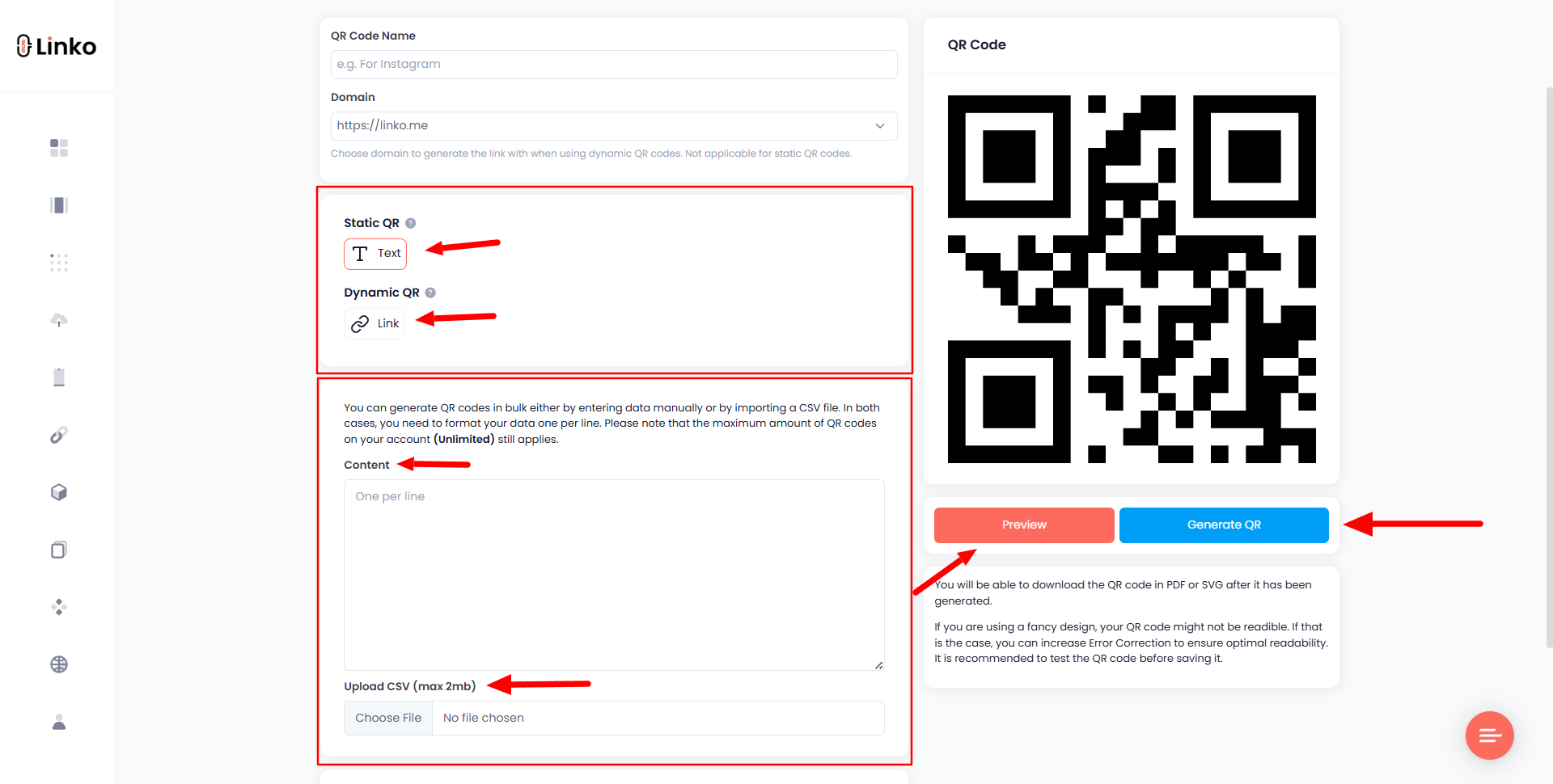 Dynamic QR Code vs Static QR Code: Which One to Use? 9 Create QR Codes in Bulk