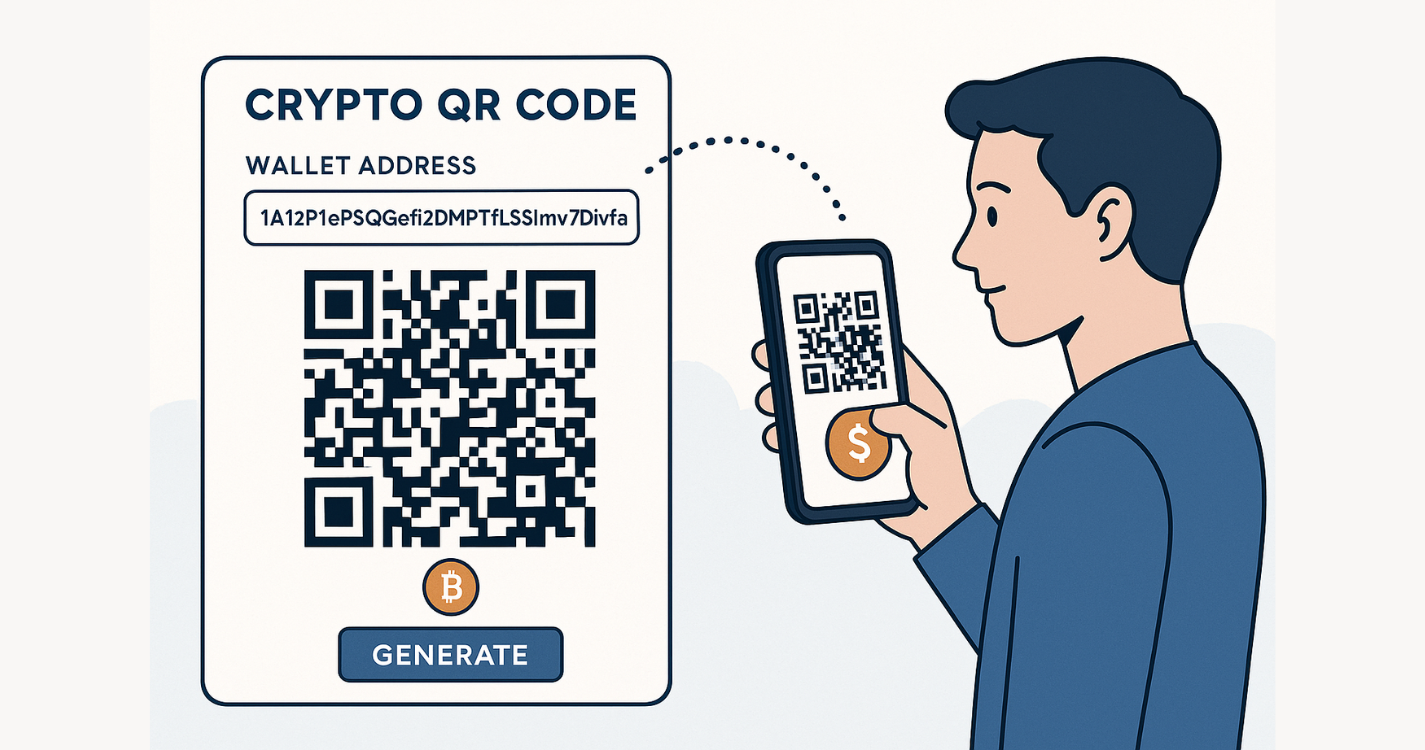 How to Create a Crypto QR Code - Free Cryptocurrency QR Code