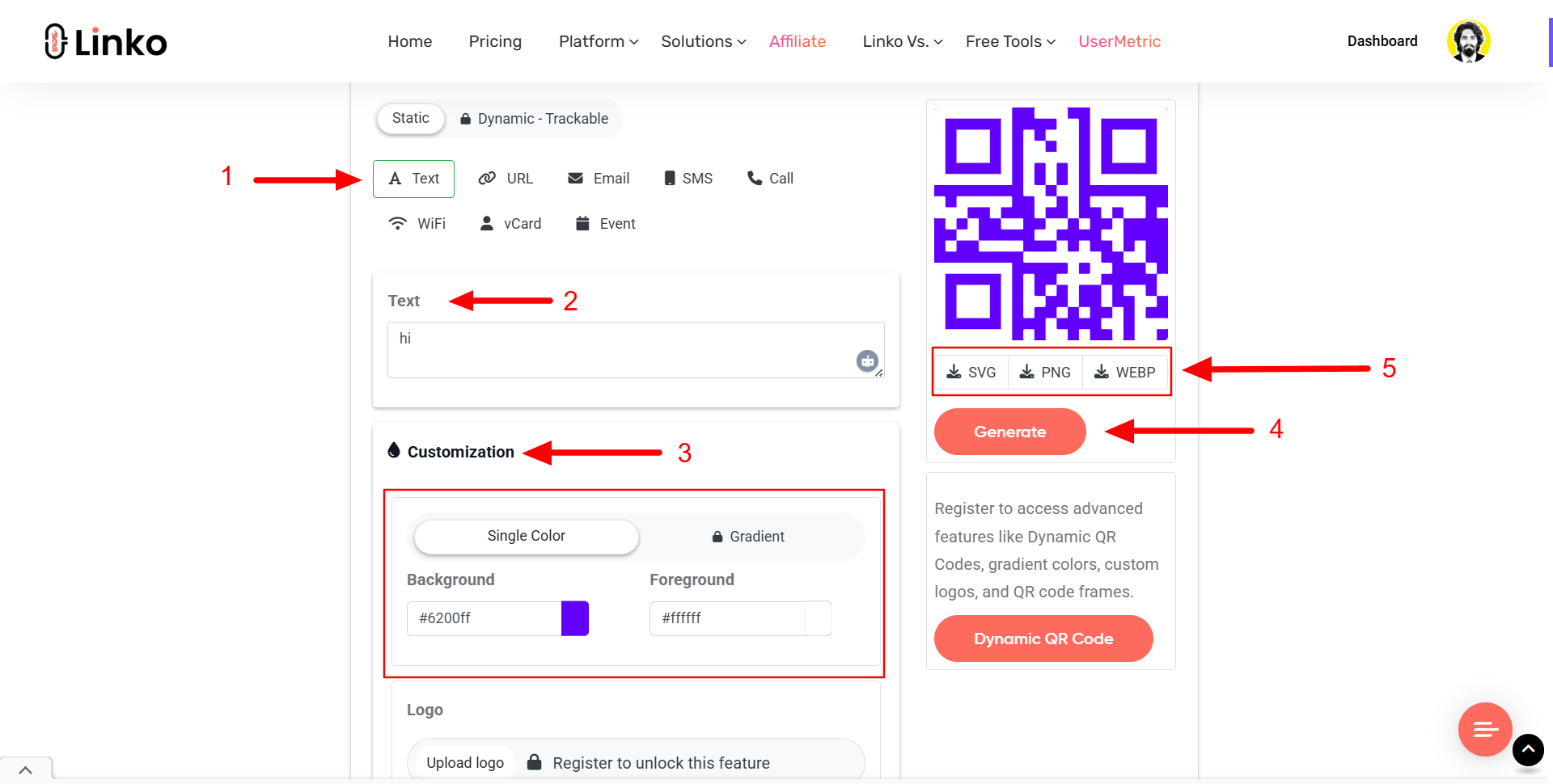 Free QR Code Generator – Create a QR Code with Custom Colors 9 Create a QR Code with Custom Colors