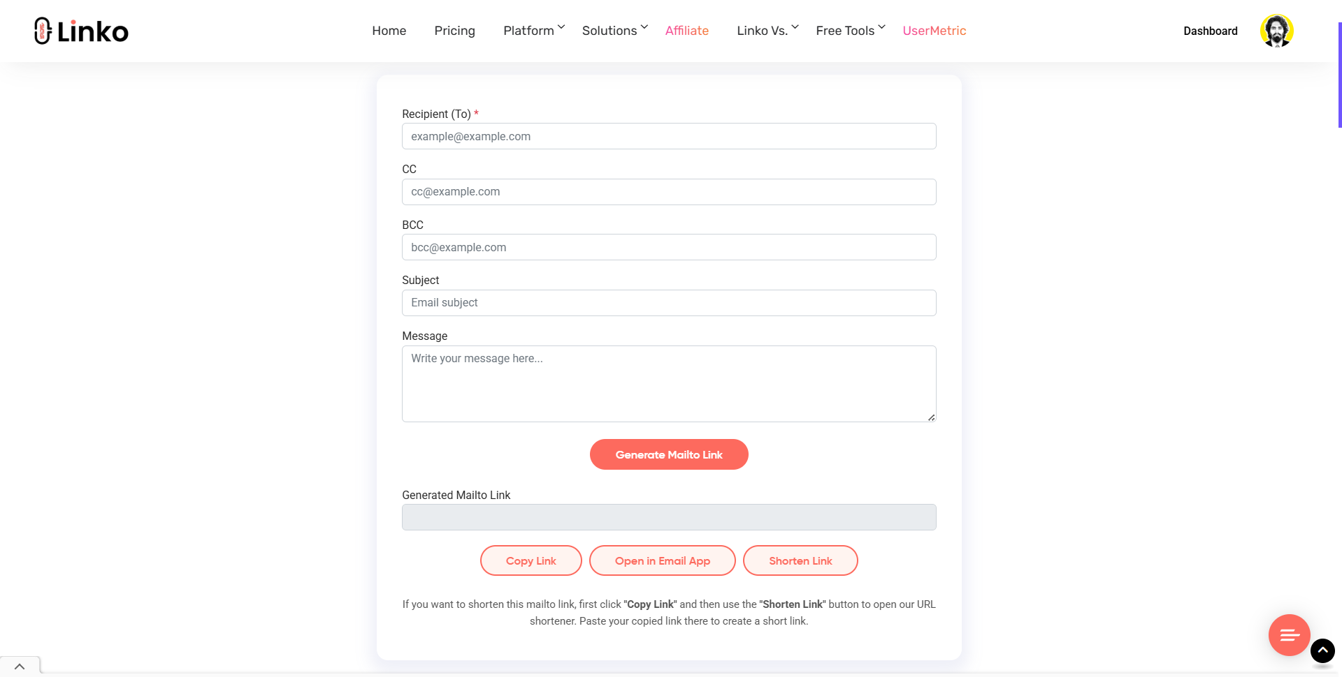How to Create a Mailto Link with Subject and Body 3 Free Mailto Link Generator by Linko
