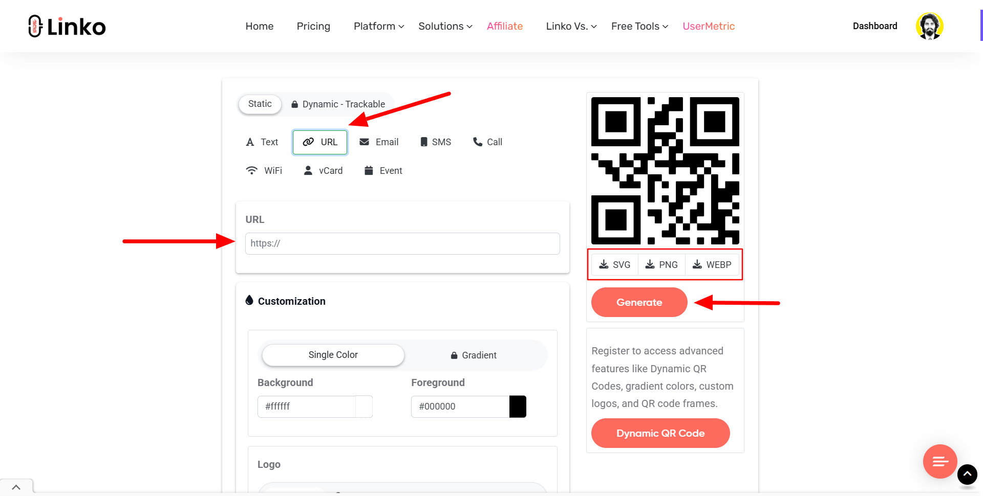 How to Make a QR Code for Website Link – Free QR Generator 4 Free URL QR Code Generator