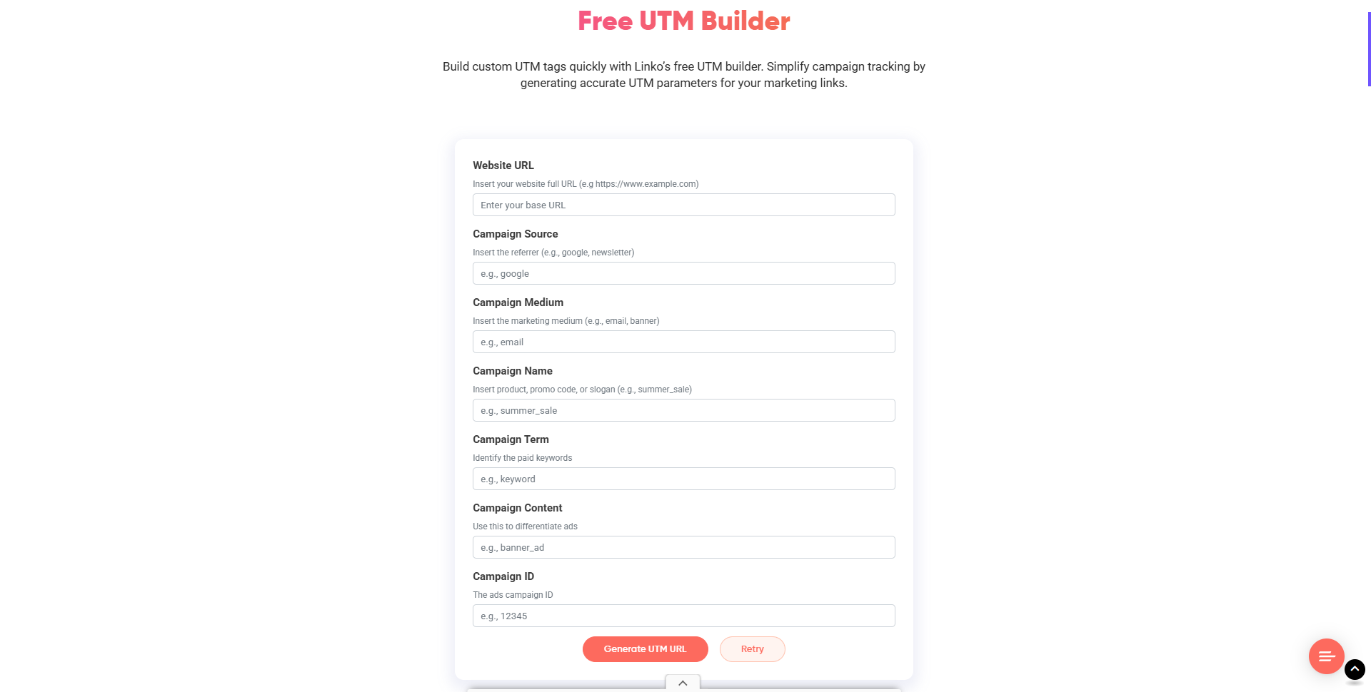 How to Create UTM Tags for Any Link - Free UTM Builder 3 Free UTM Builder