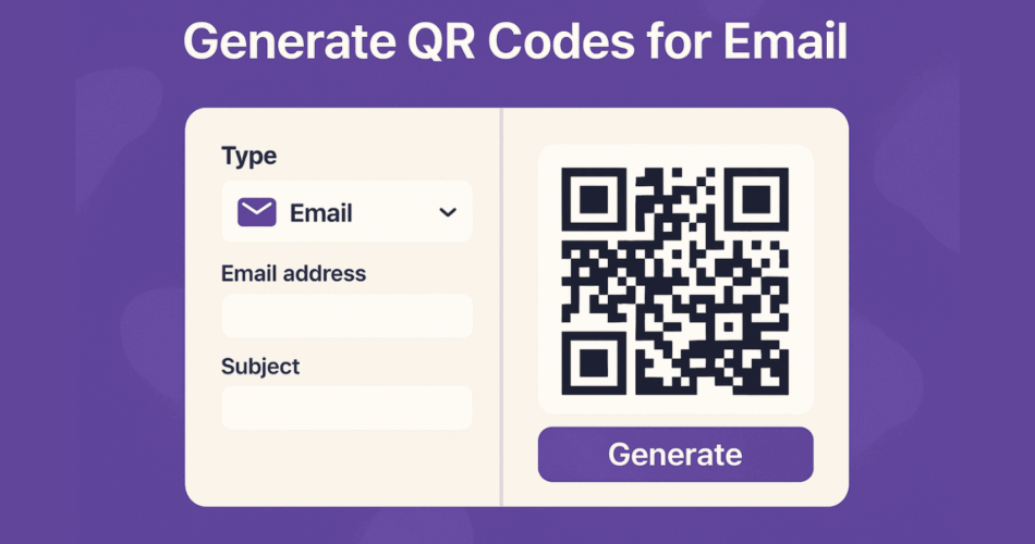 Generate a QR Code For Email