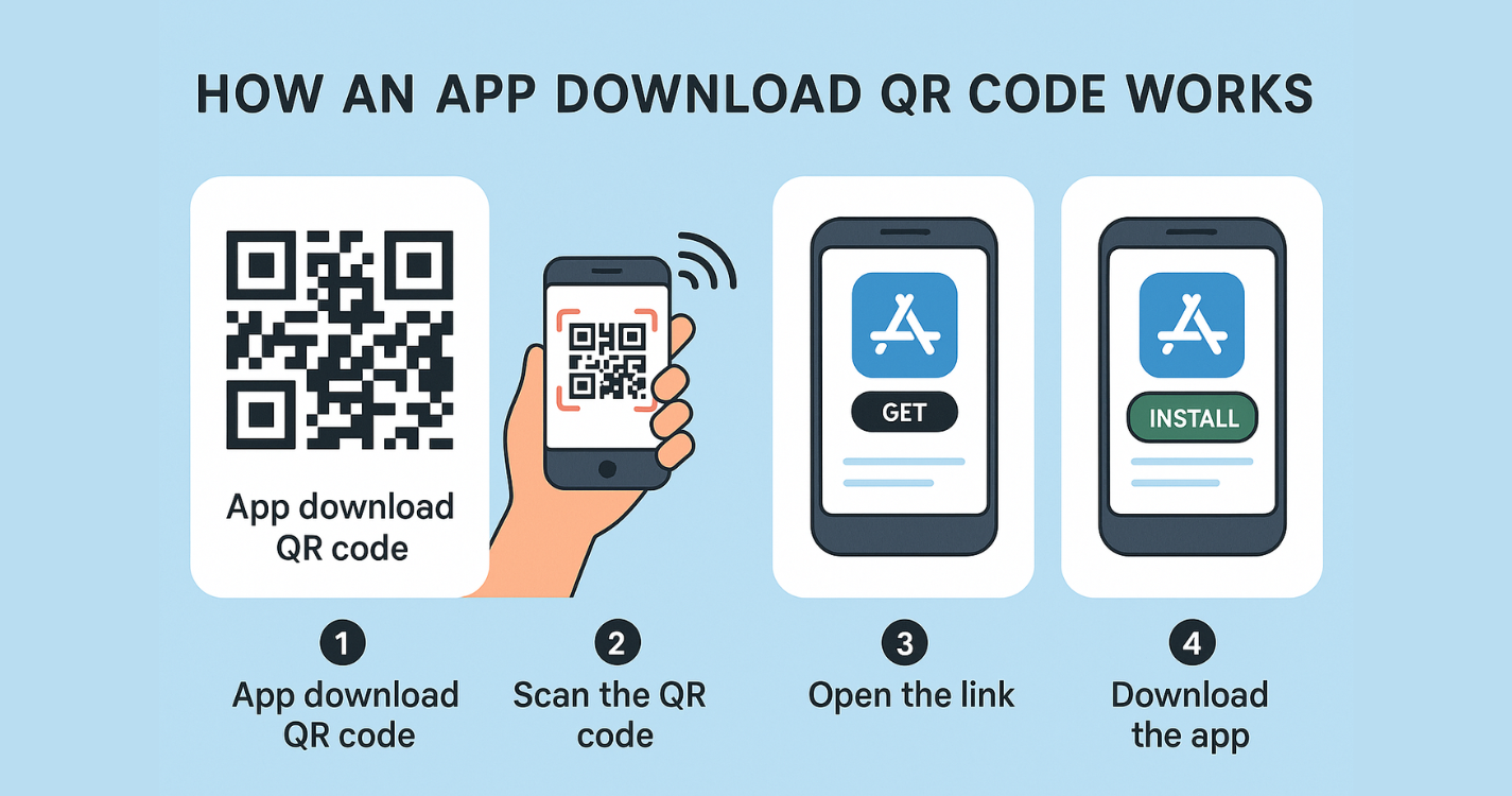Generate a QR Code For App Download