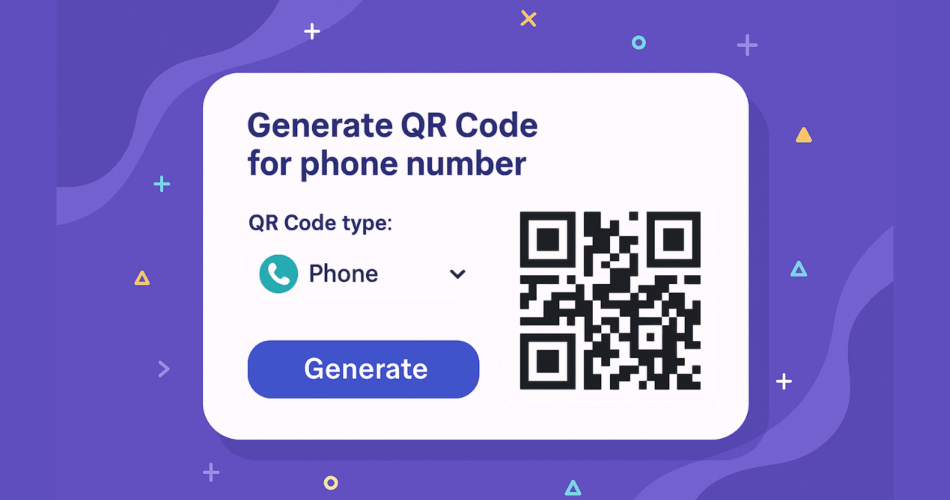 Generate a QR Code for Phone Number