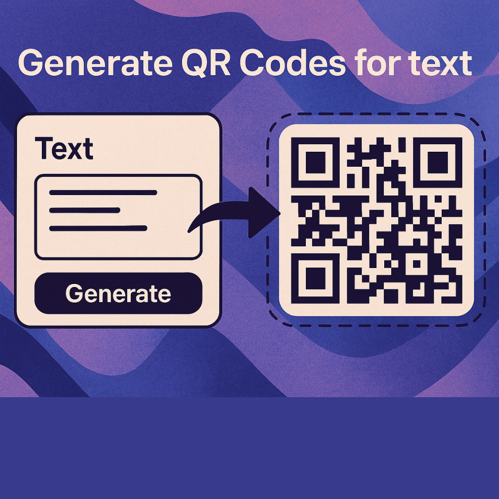 Text QR Codes