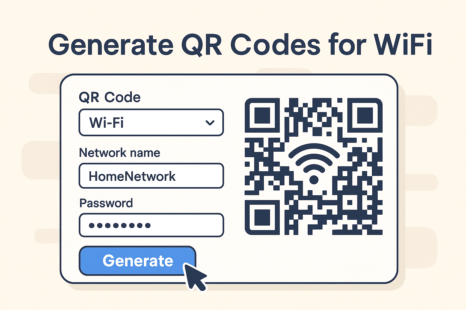 How to Create a QR Code For WiFi - Free WiFi QR Code Maker 2 Wifi QR Code Generator