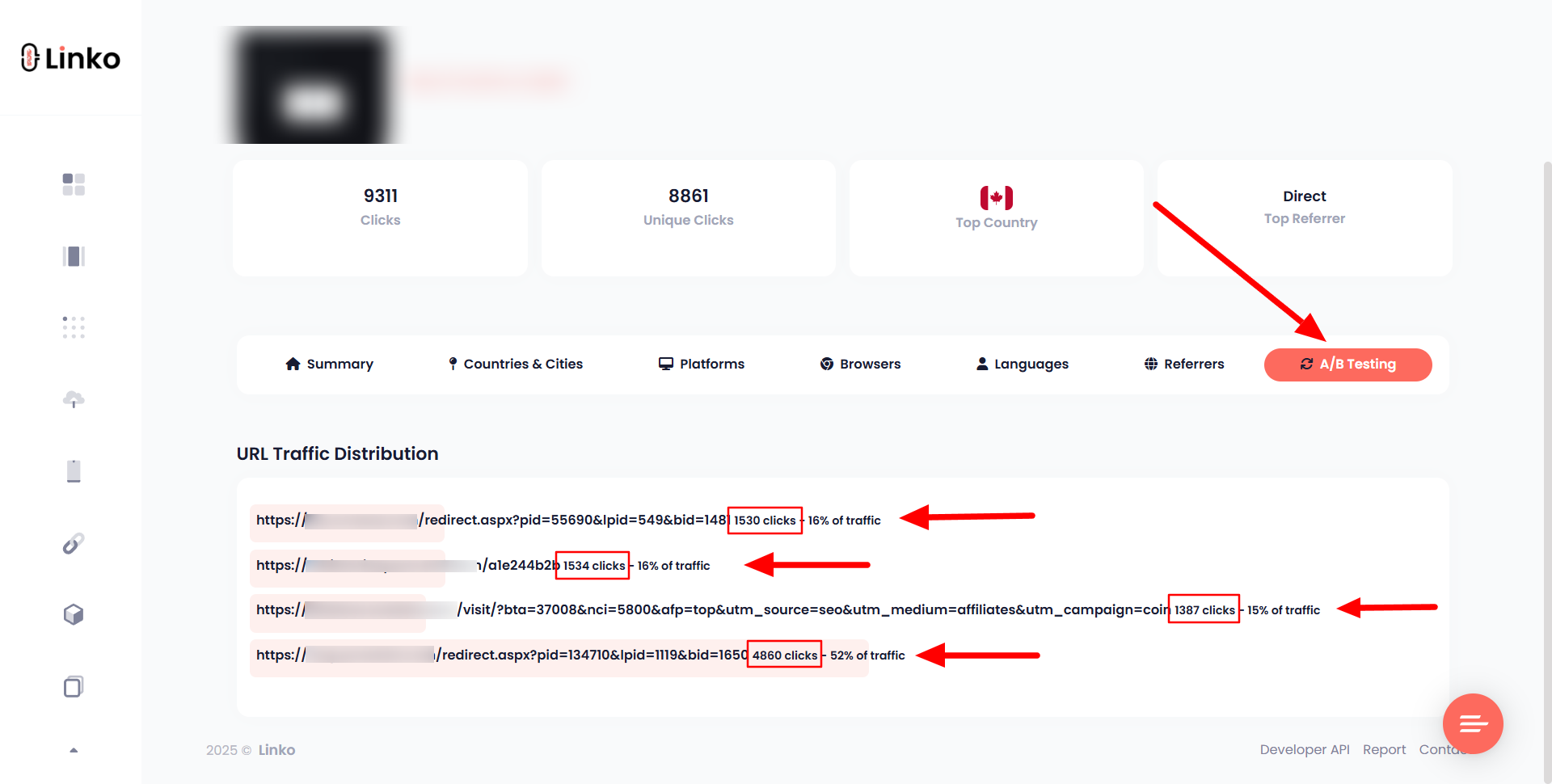 How to Use a Link Rotator: Rotate Any URL in 2 Minutes 9 A/B Testing Real-Time Stats