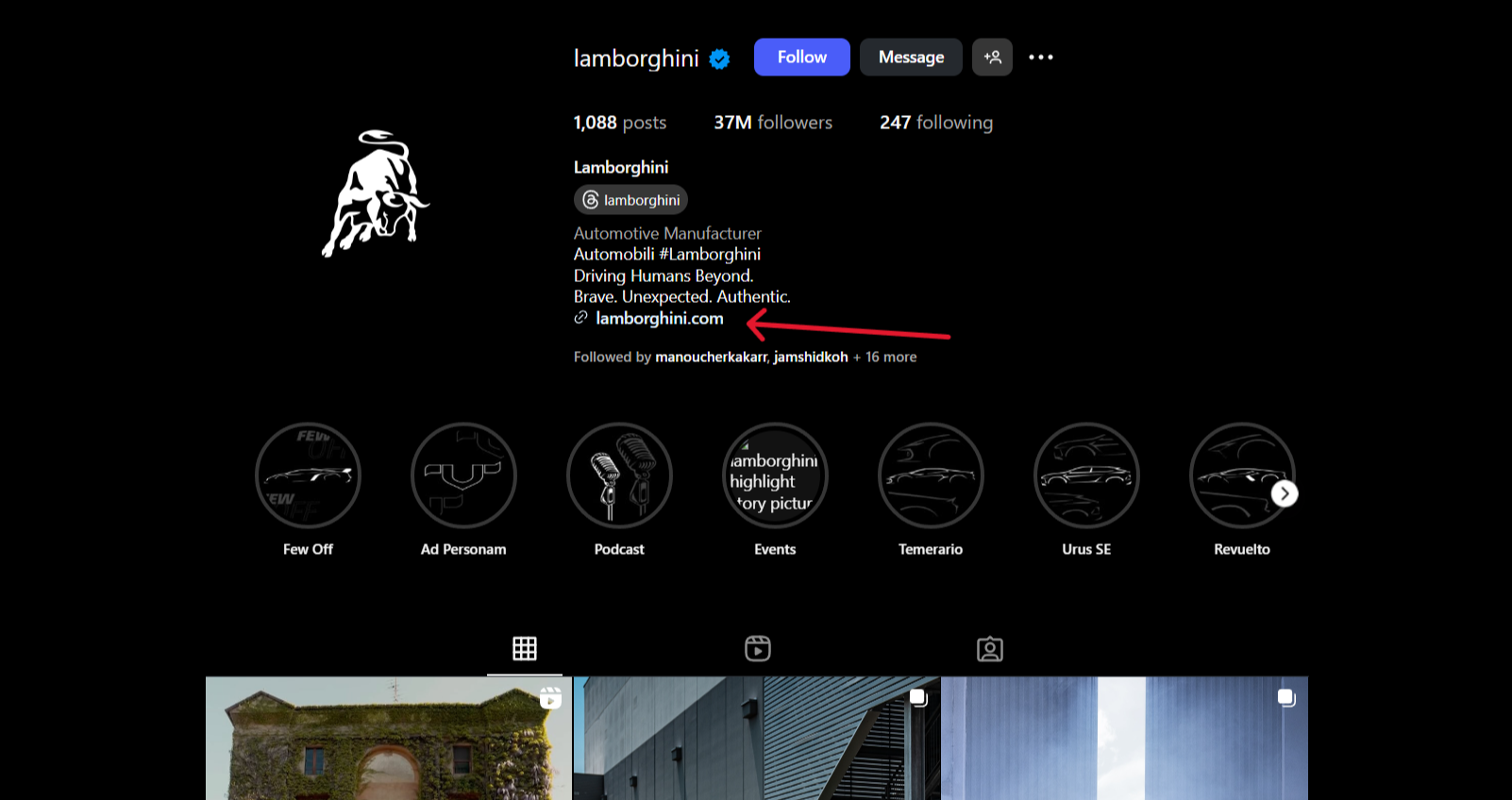 Vanity URL vs Regular URL: What’s the Difference & Use Case? 3 Lamborghini Instagram Profile