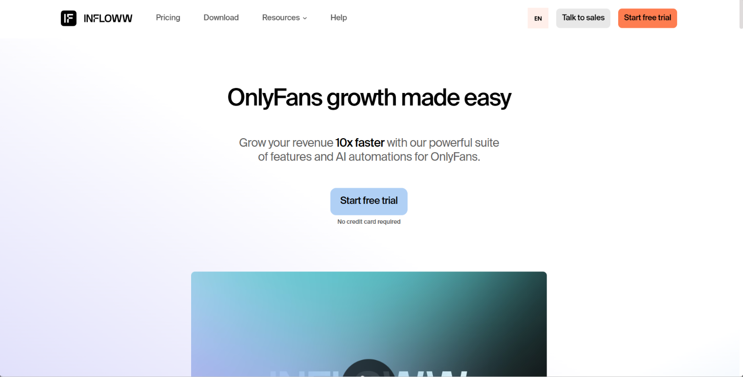 Infloww Website