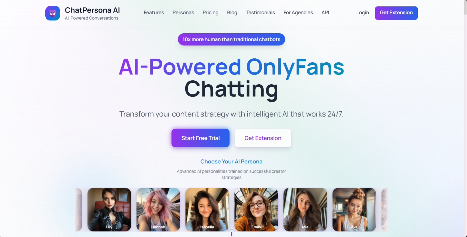 Chatpersona AI Website