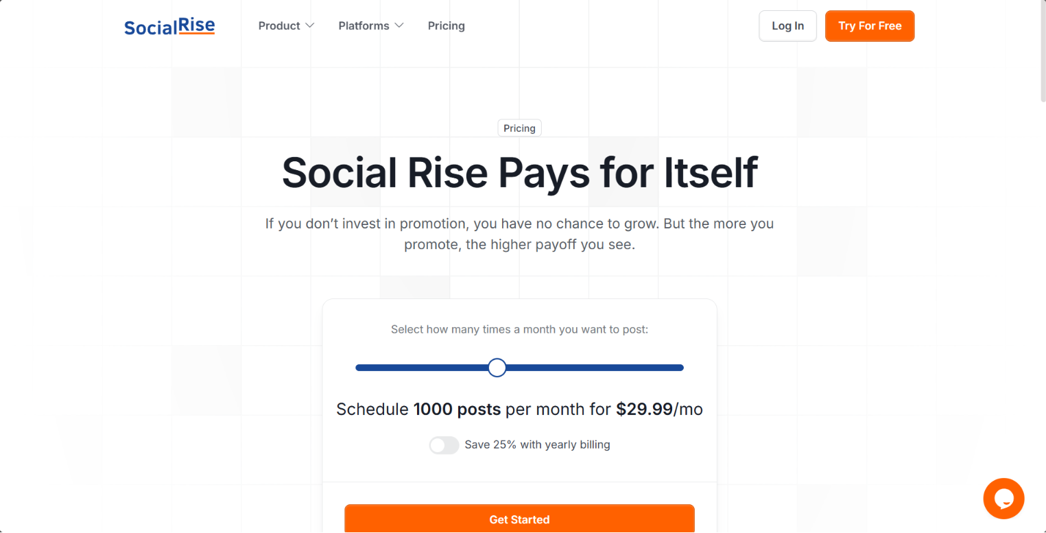 SocialRise Website
