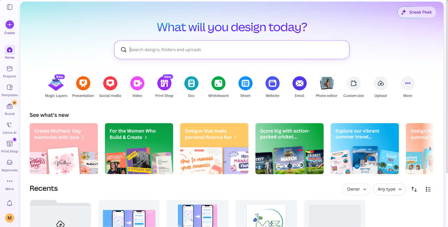 Canva Website