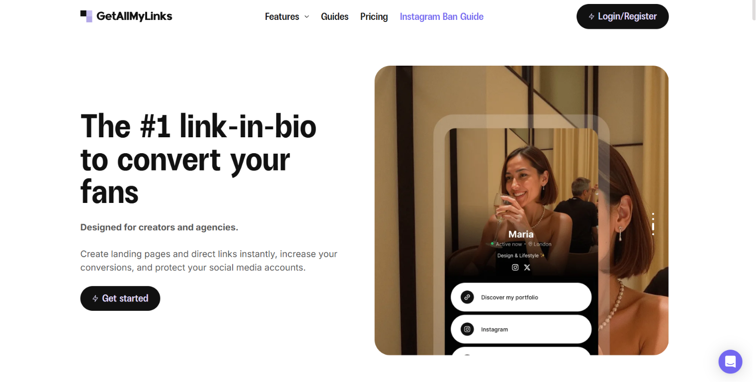 Getallmylinks Website