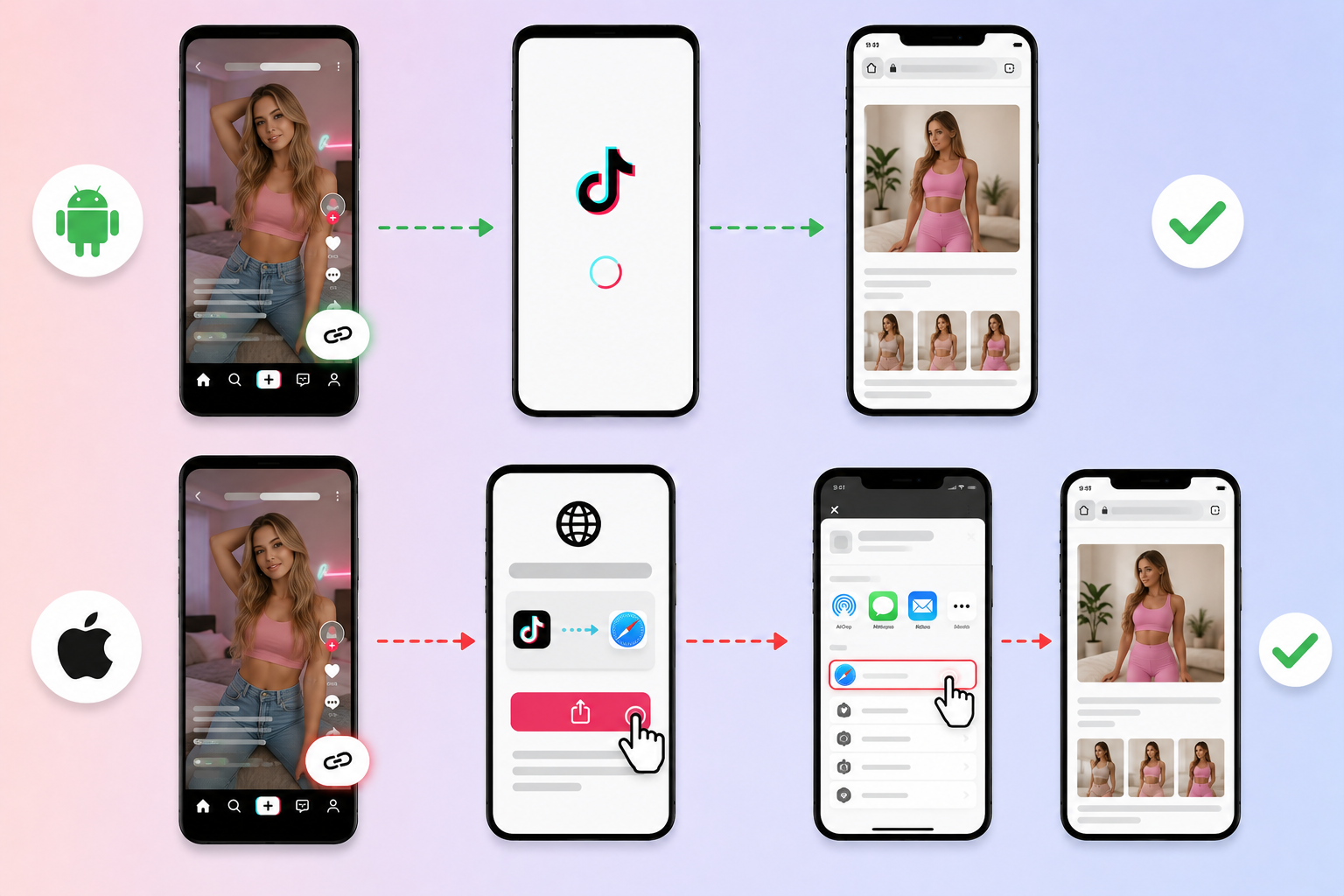 Get Out of TikTok In-App Browser