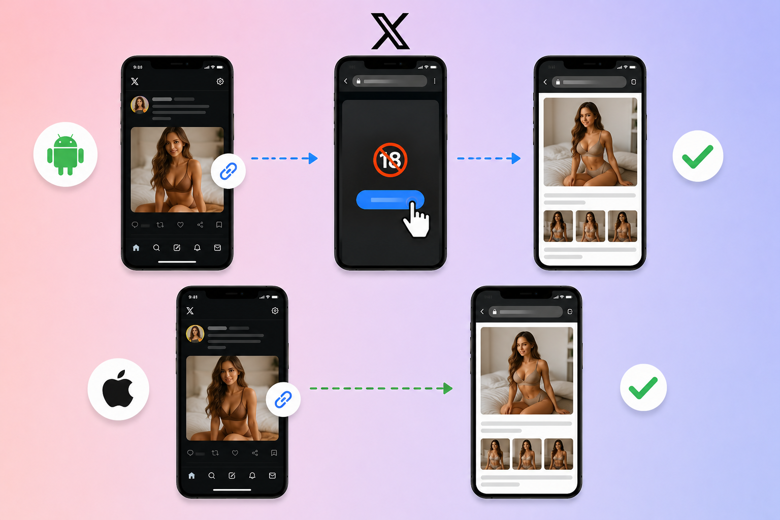 Get Out of X In-App Browser