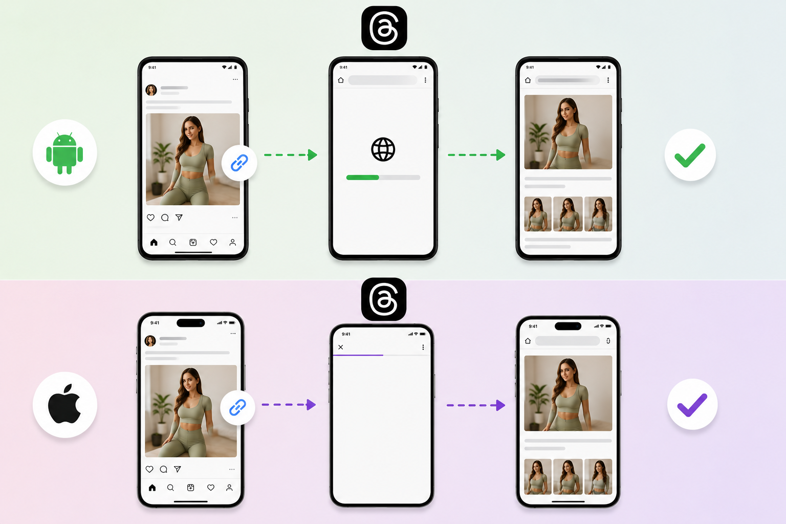 Get Out of Threads In-App Browsers
