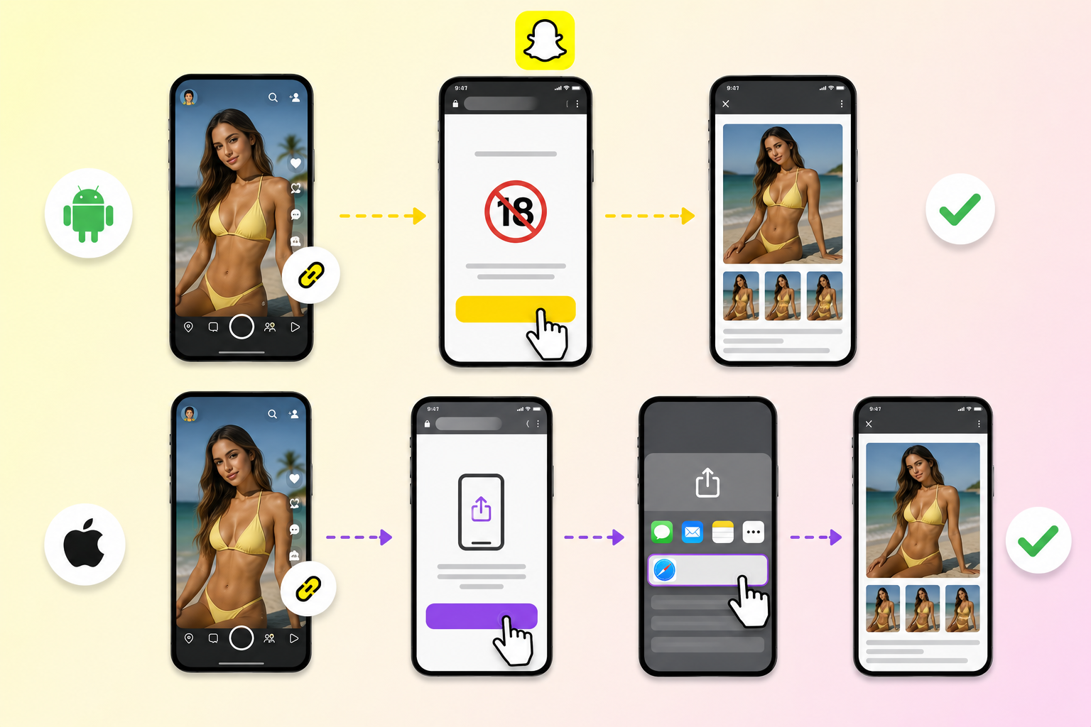 Get Out of Snapchat In-App Browsers