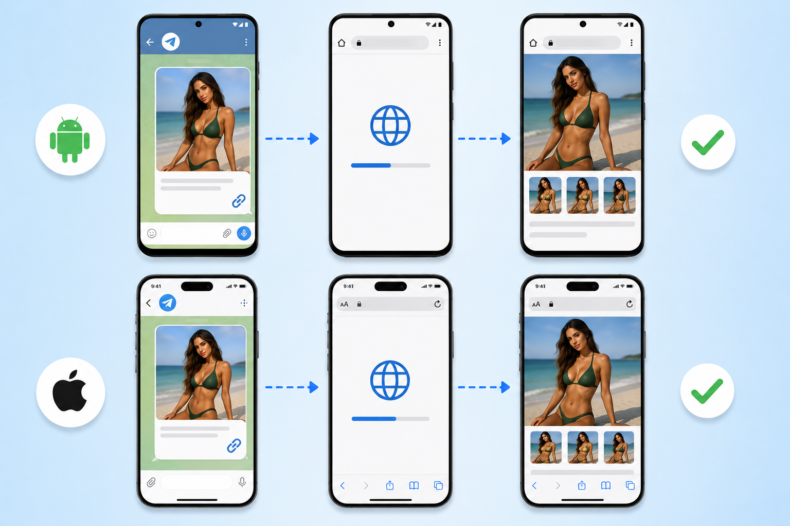 Get Out of Telegram In-App Browser