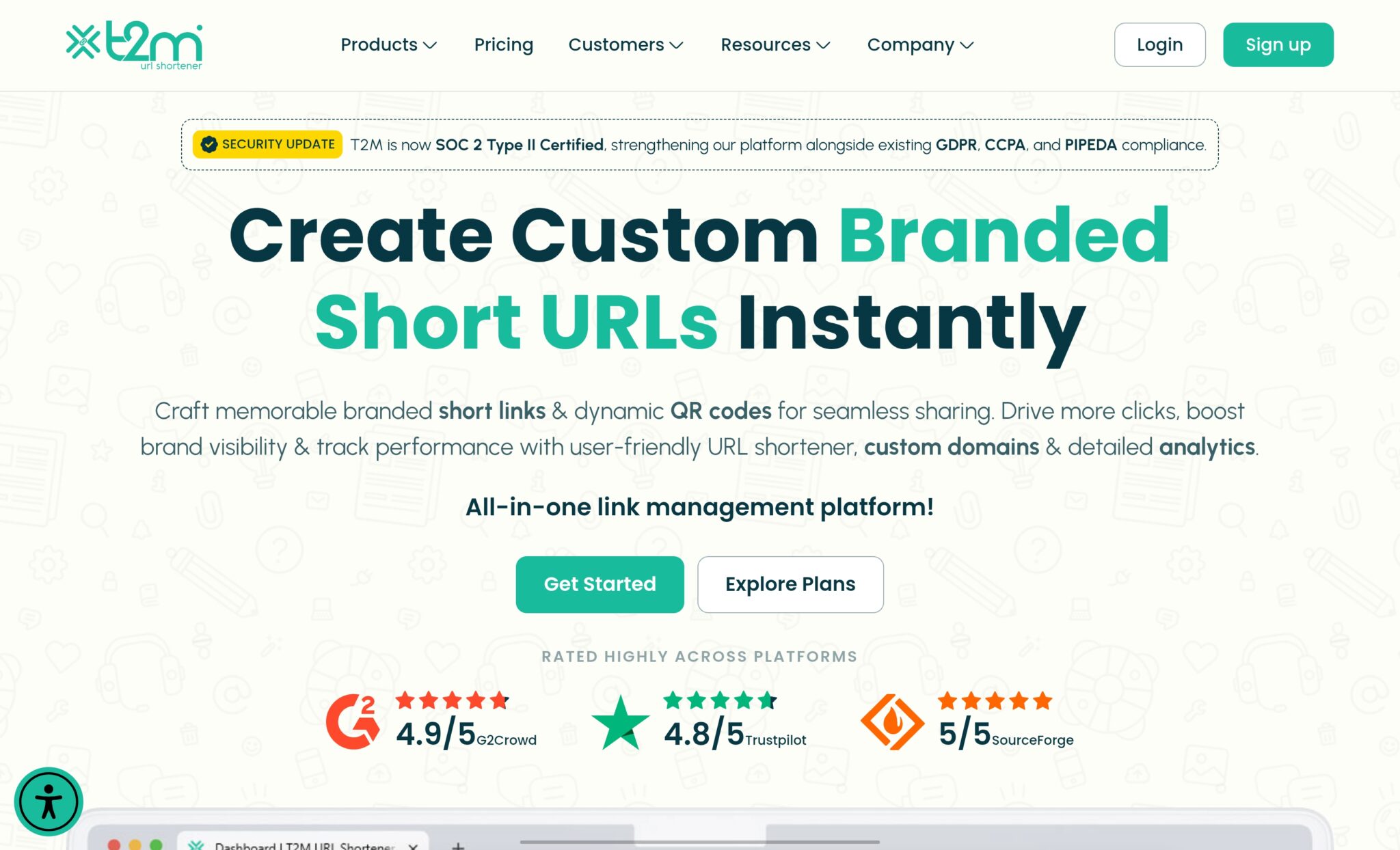 T2M URL Shortener 