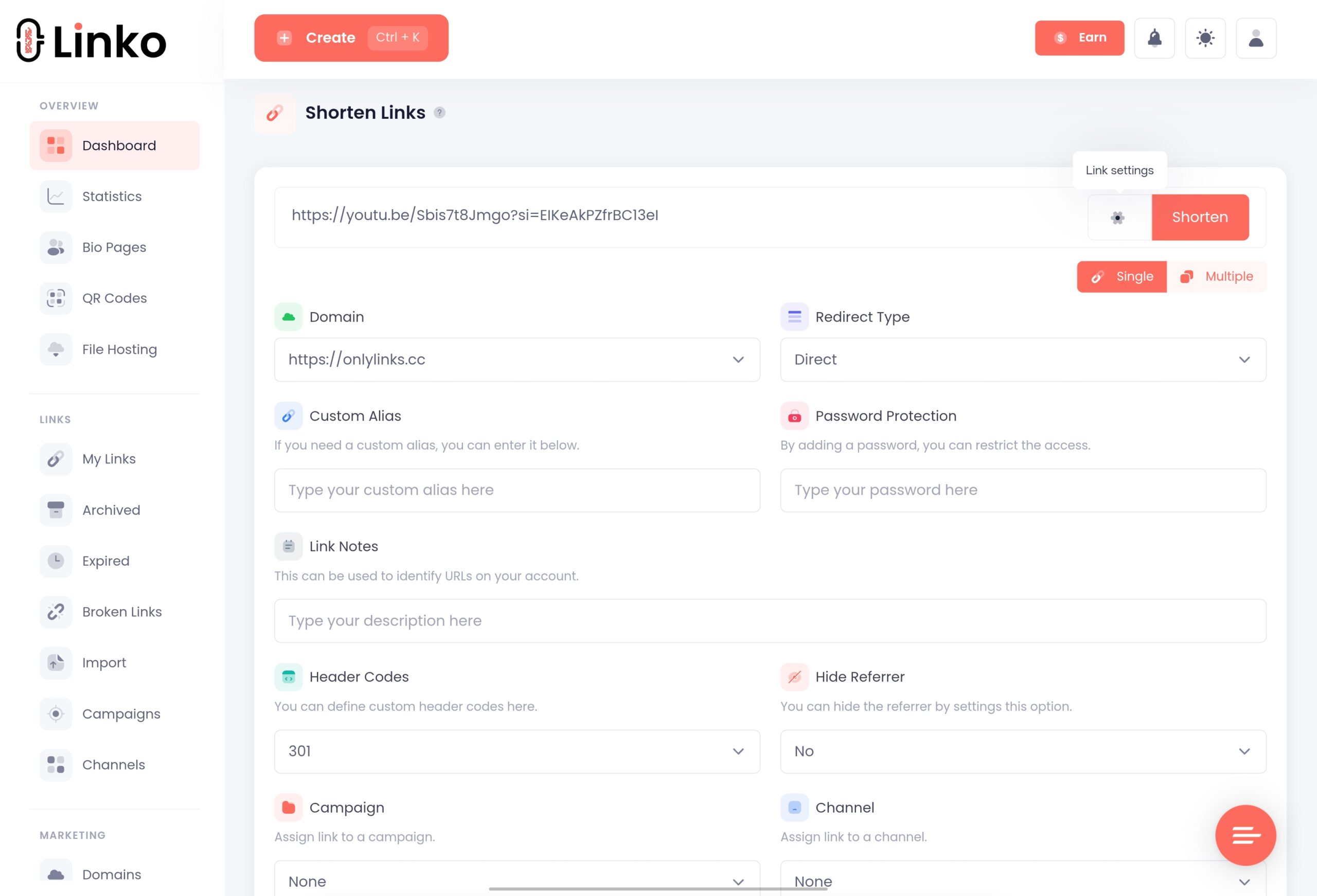Creating a YouTube Deep Link by Linko