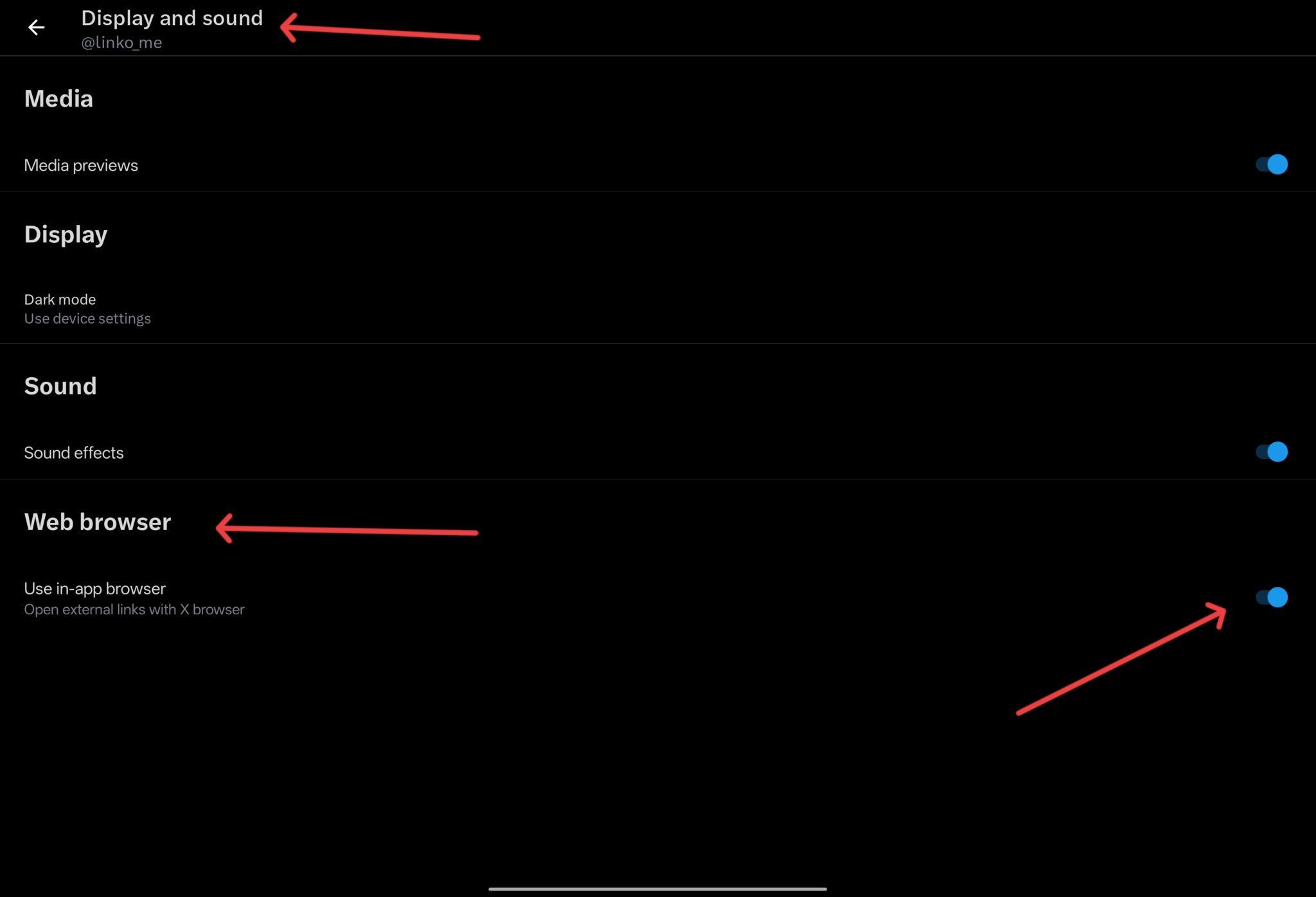 X Deep Link: How to Open the App 3 Steps on How to disable the in-app browser on X