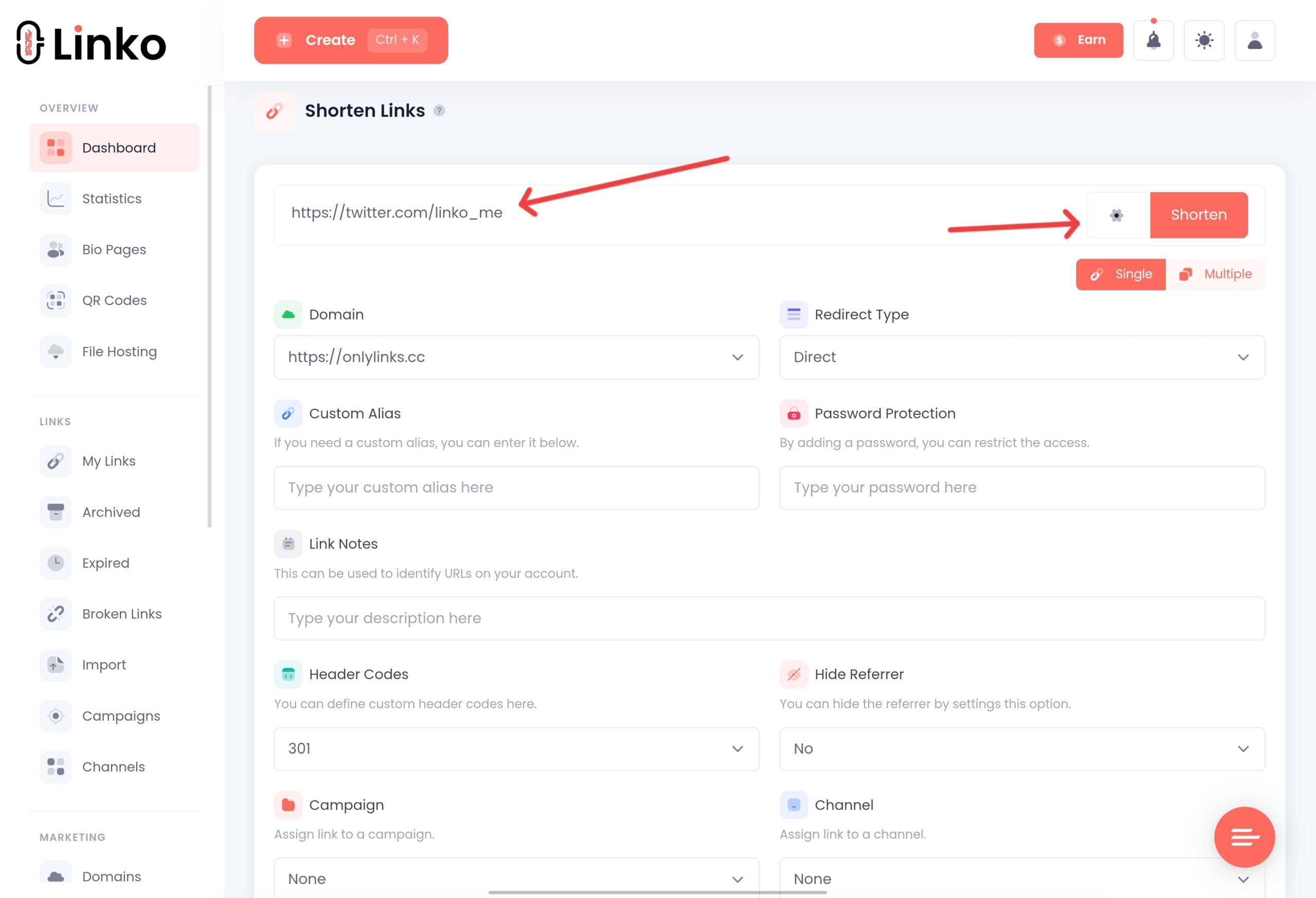 X Deep Link: How to Open the App 4 Creating X Deep Link at Linko