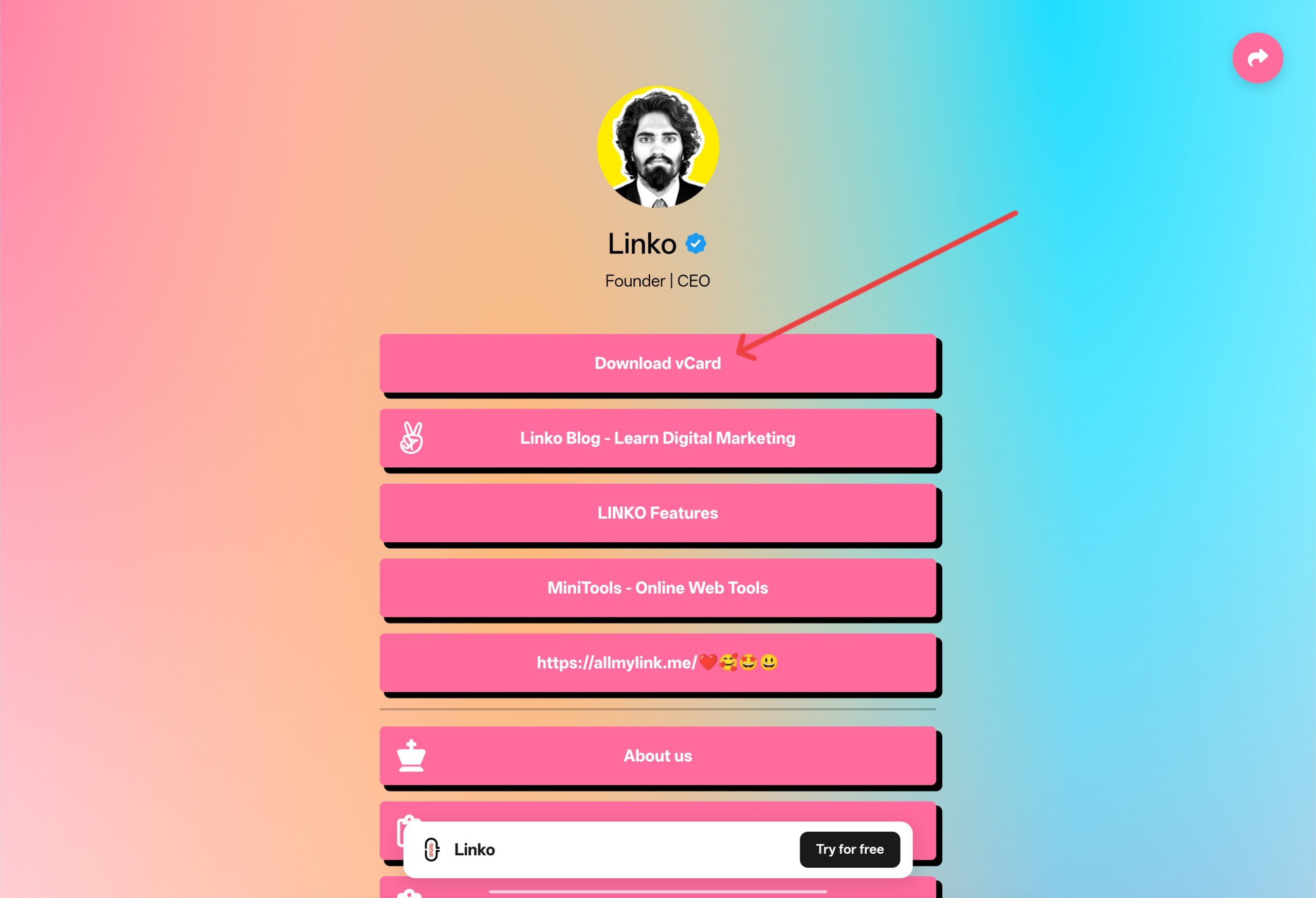 QR Code for Business Card: How to Add One 4 Linko Bio Page