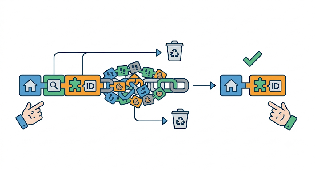 How to Shorten Amazon Links (Free and Affiliate-Safe) 2 Long Messy Amazon Link Illustration